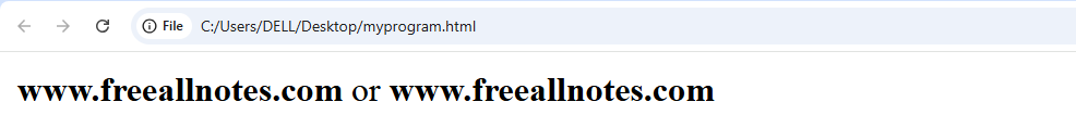 HTML Text Formatting