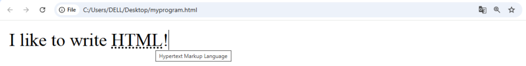 HTML Text Formatting
