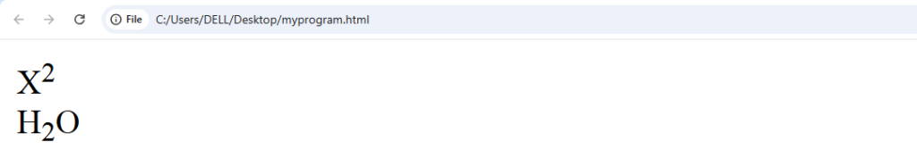 HTML Text Formatting
